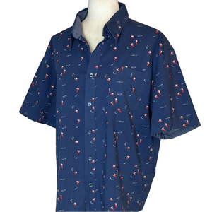 Jachs New York navy surfer shirt